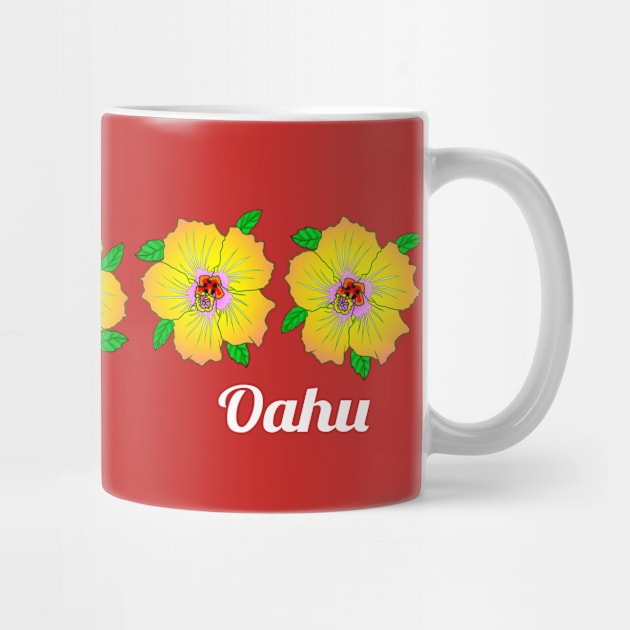 Tropical Hibiscus Flowers Oahu Hawaii by macdonaldcreativestudios